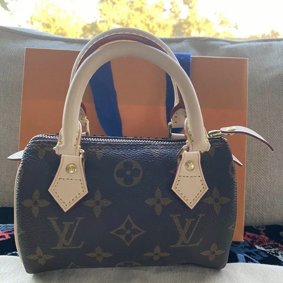 VINTAGE MINI SPEEDY HL MONOGRAM HAND BAG - Picture 2 of 6